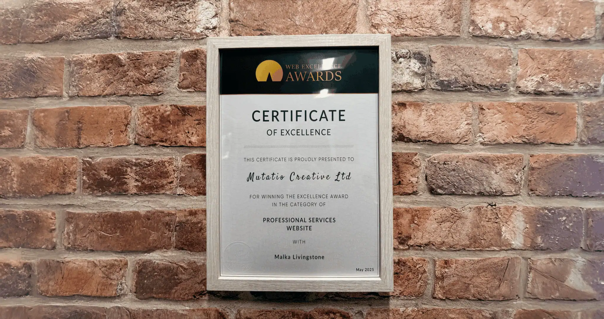 Recognition On A Global Stage: Mutatio Wins A Web Excellence Award