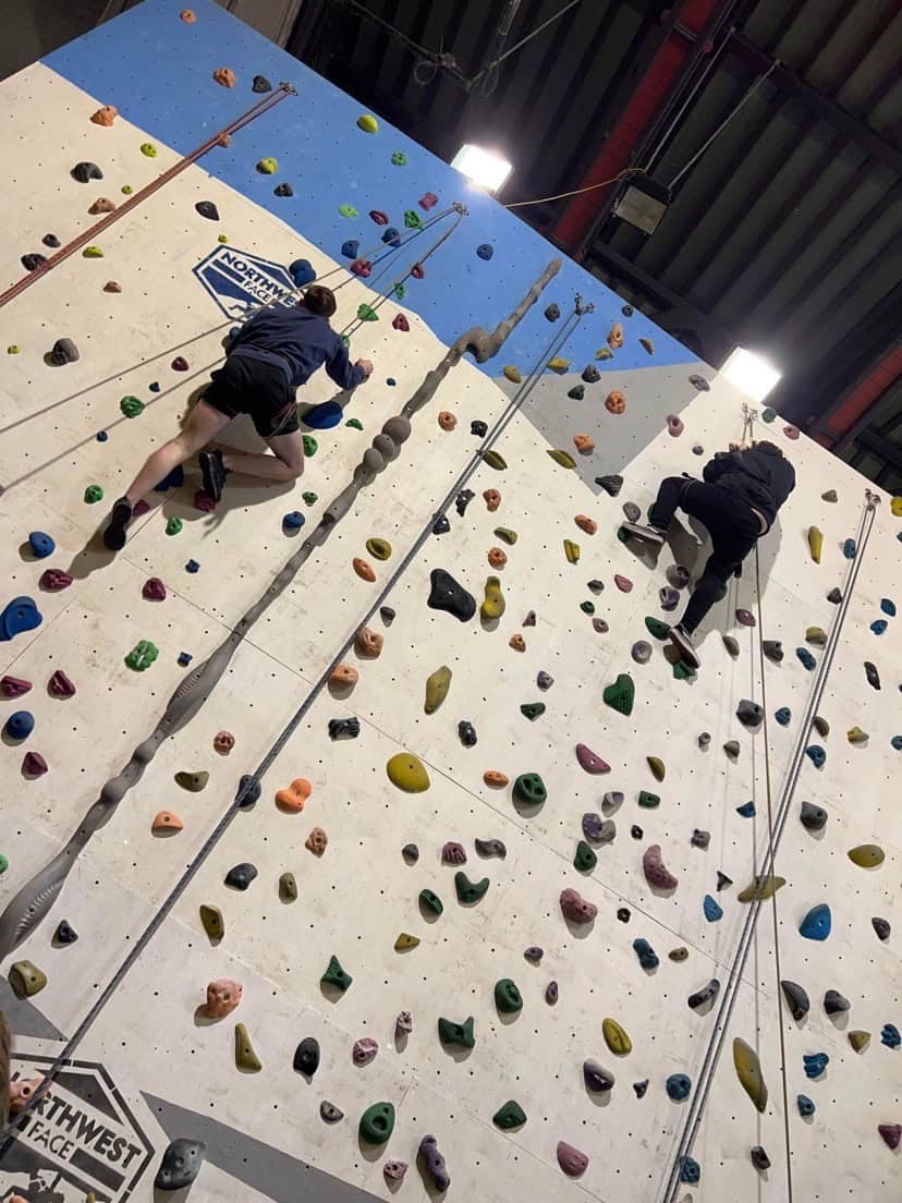 Rock Climbing At North West Face Climbing Centre